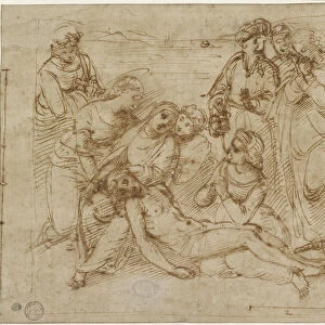 The Lamentation (study for the Entombment of Christ), WA1846
