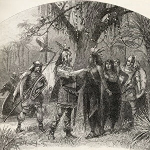Landing of Northmen, from A Brief History of the United States, published by A