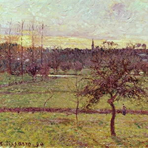 Landscape at Eragny, 1894 (oil on canvas)