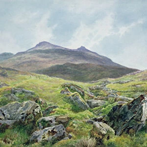 Landscape, Snowdon (watercolour)