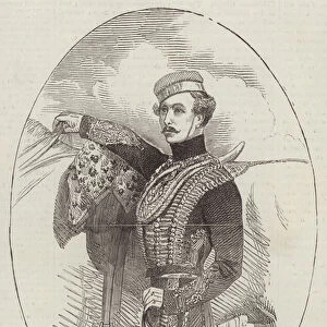 The late Captain Lewis Edward Nolan, 15th Hussars (engraving)