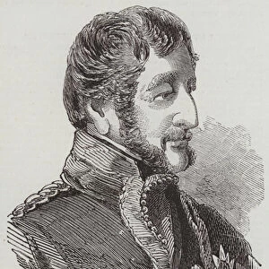 The Late Duke of Beaufort, KG (engraving)
