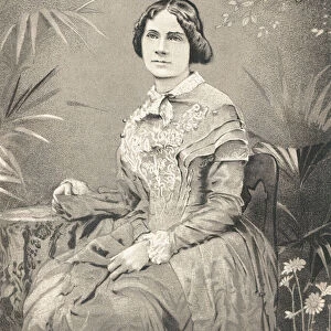 The late Jenny Lind (engraving)