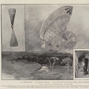 The Latest Navigable Balloon (litho)