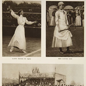 Lawn Tennis 1907, Miss Lottie Dod and Wimbledon in 1880
