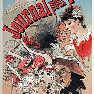 Le Journal Pour Tous (newspaper), c. 1870-80 (poster)
