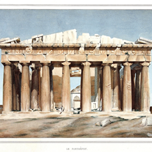 Le Parthenon. in "Journey to Athenes and Constantinople