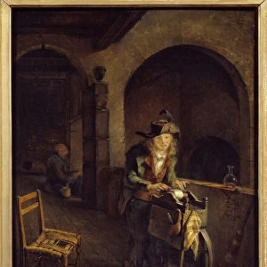 Le petit remouleur Painting by Jean Michel Grobon (1770-1853) 1794 Lyon, Musee des Beaux Arts