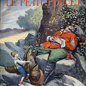 Le Peucet: Tale by Charles Perrault (1628-1703). Illustration of Vaccari and Carrey in "Les beaux tales"collection "Nos loisirs"around 1910. Private collection