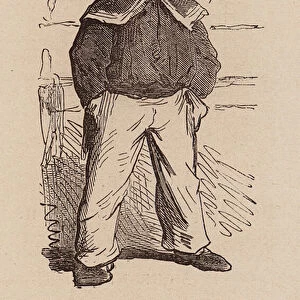 Le Vocabulaire Illustre: Mousse; Ship-boy; Schiffsjunge (engraving)
