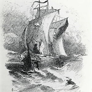 The legend of the Ghost Ship or the Flying Dutchman: a Dutch commander wanting to try