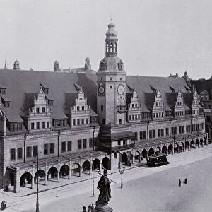 Leipzig: Altes Rathaus (b / w photo)