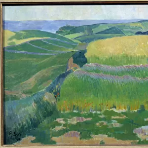 Les bles sont verts au Pouldu Painting by Paul Serusier (1863-1927) 1890 Brest