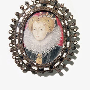 Lettice Knollys, Lady Leicester (w / c on vellum)