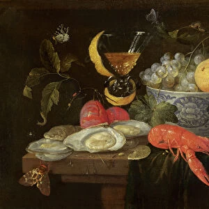 Still Life with Fruit and Shell Fish, 1653 (oil on canvas)