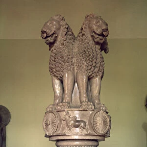 Lion capital from the Pillar of Emperor Ashoka (c