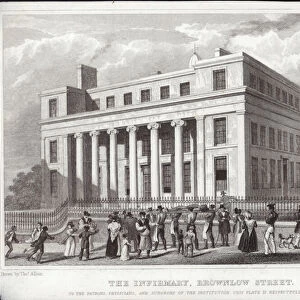 Liverpool Infirmary, Brownlow Street (engraving)