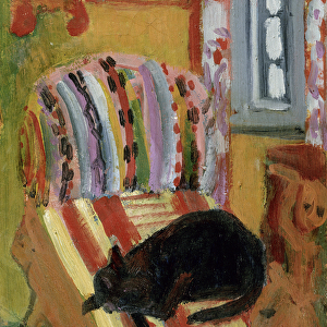 The Living Room, 1920 (oil on canvas) (detail of 148757)