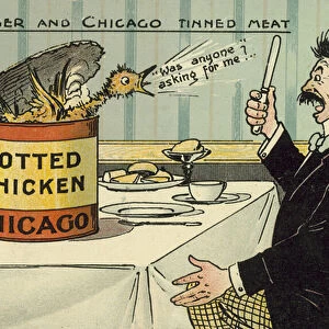 The lodger and Chicago Tinned Meat (colour litho)