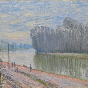 The Loing Canal, Morning; Canal du Loing, effet du matin, 1896 (oil on canvas)