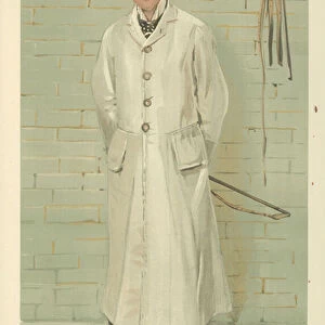 Lord Willoughby de Broke, An MFH with a sense of humour, 26 December 1885, Vanity Fair cartoon (colour litho)