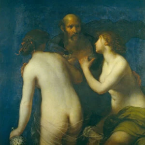 Lot and his Daughters (oil on canvas)