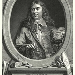 Louis Lerambert, French sculptor (engraving)