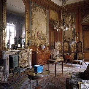 Louis XVI style: the large office of the hotel de Camondo in the 8th arrondissement of