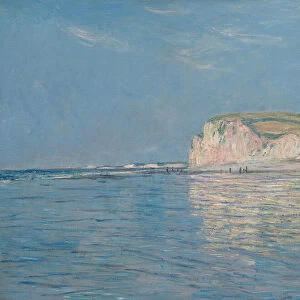 Low Tide at Pourville, near Dieppe, 1882 (oil on fabric)