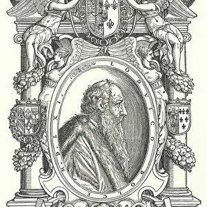 Ludovico Dolce, Italian author, theorist of painting and humanist (engraving)