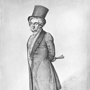 Ludwig van Beethoven (1770-1827) (engraving) (b / w photo)
