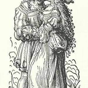 Lust: one of the seven deadly sins (engraving)