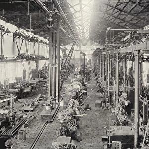 Machine Shop, Salt River Works (b / w photo)