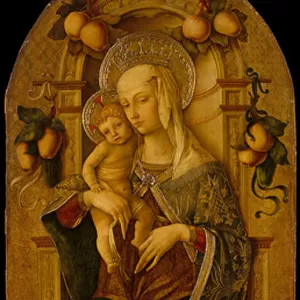 Madonna and Child Enthroned, c. 1475-90 (tempera on wood, gold ground)