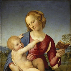 Madonna Colonna - Raphael (Raffaello Sanzio 1483 - 1520) - 1508 - Oil on wood - 78, 9x58, 2 - Staatliche Museen, Berlin