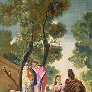A Maja and the Masked Men, c. 1777 (tapestry)