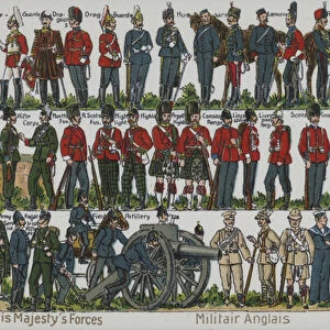 His Majestys Forces, Militair Anglais (colour litho)