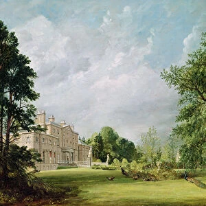 Malvern Hall, Warwickshire, 1821 (oil on canvas)