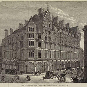 The Manchester Hotel, Aldersgate-Street, London (engraving)