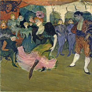 Marcelle Lender Dancing the Bolero in Chilperic, 1895 (oil on canvas)