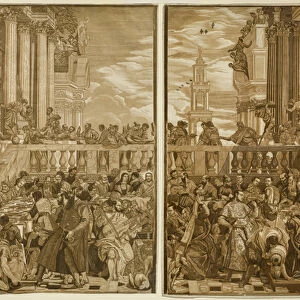 The Marriage at Cana, engraved by John Baptist Jackson (c
