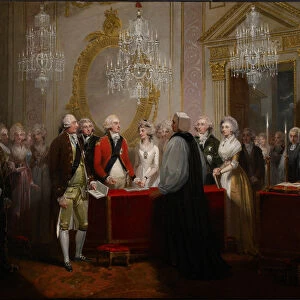 The Marriage of the Duke and Duchess of York, 1791 (oil on canvas)