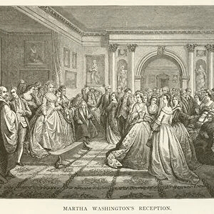 Martha Washingtons Reception (engraving)
