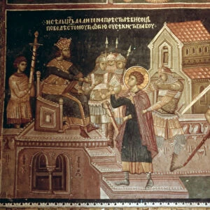 The Martyrdom of St. George, 1335-48 (fresco)