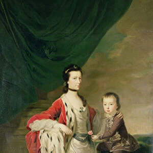 Mary, Countess of Shaftsbury and her Son, Anthony Ashley Cooper