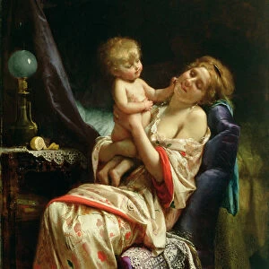 Maternity, 1873 (oil on canvas)