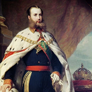 Maximilian of Hapsburg-Lorraine (1832-67) Emperor of Mexico, 1865 (oil on canvas)