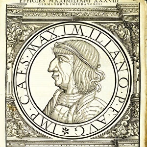 Maximilianus, illustration from Imperatorum romanorum omnium orientalium et