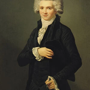 Maximilien de Robespierre (1758-94) 1791 (oil on canvas)