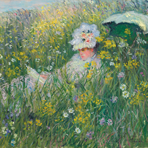 In the Meadow; Dans la prairie, 1876 (oil on canvas)